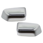 Chrome Half Mirror Covers Caps for Ford F250 F350 F450 Super Duty 2017-2022