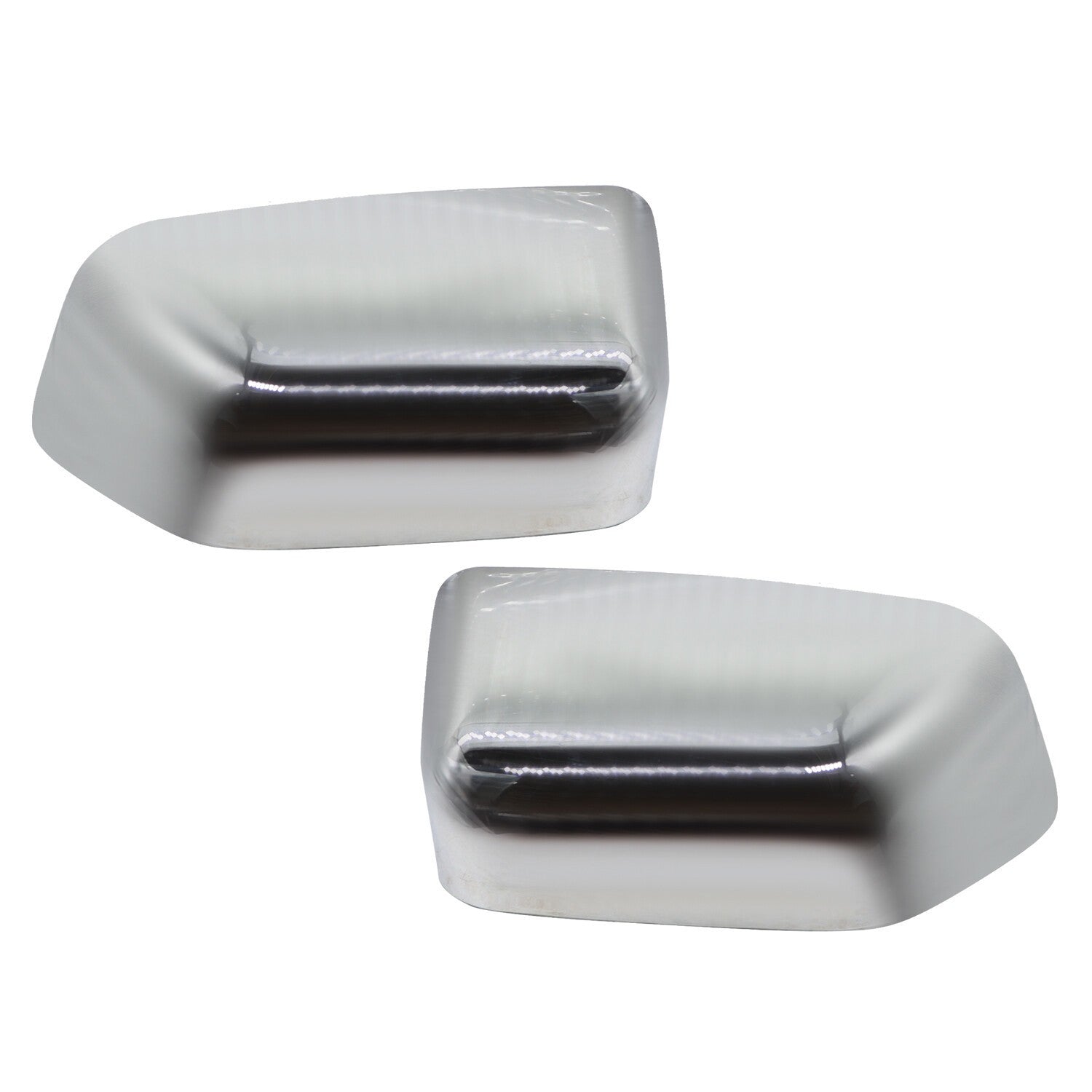 Chrome Half Mirror Covers Caps for Ford F250 F350 F450 Super Duty 2017-2022