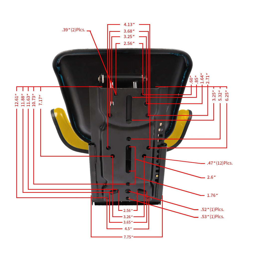 John Deere 5400 5410 6110 Yellow Tractor Suspension Seat Replacement
