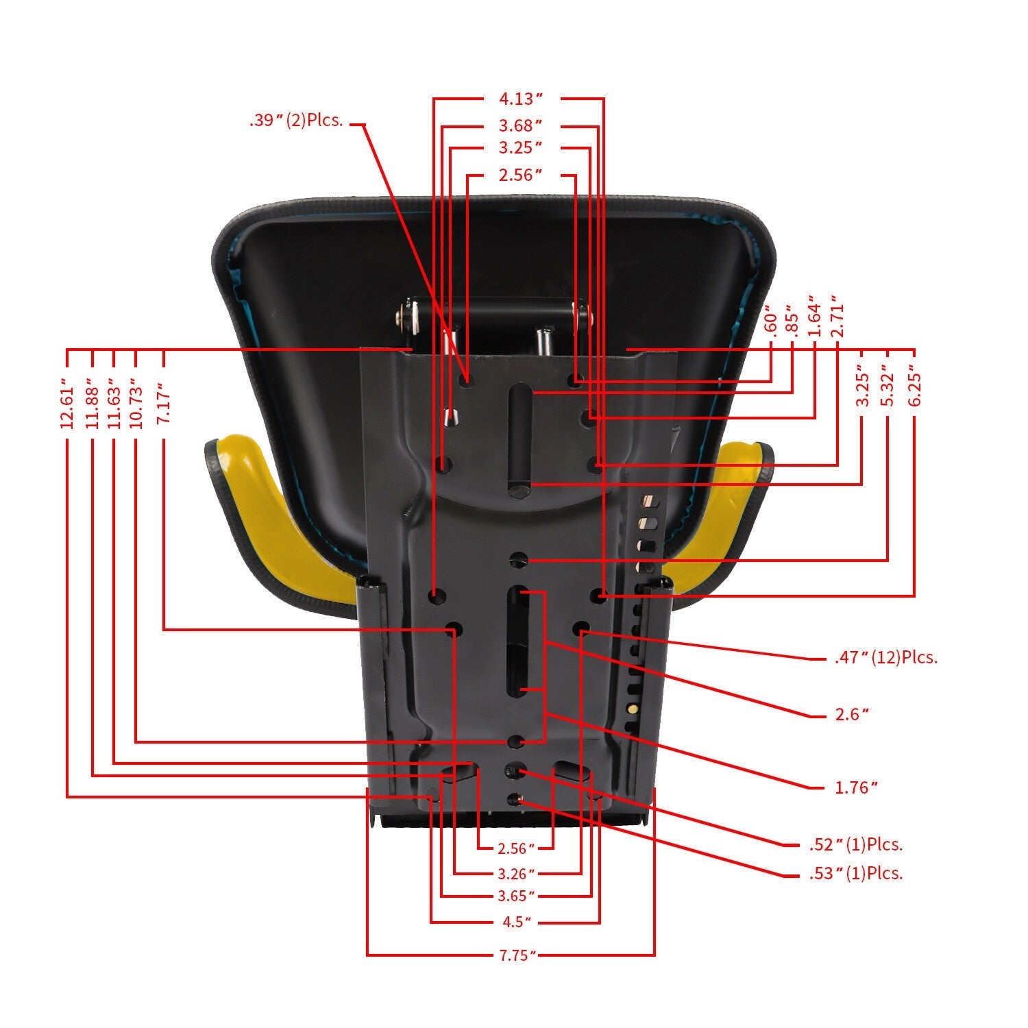 John Deere 5400 5410 6110 Yellow Tractor Suspension Seat Replacement