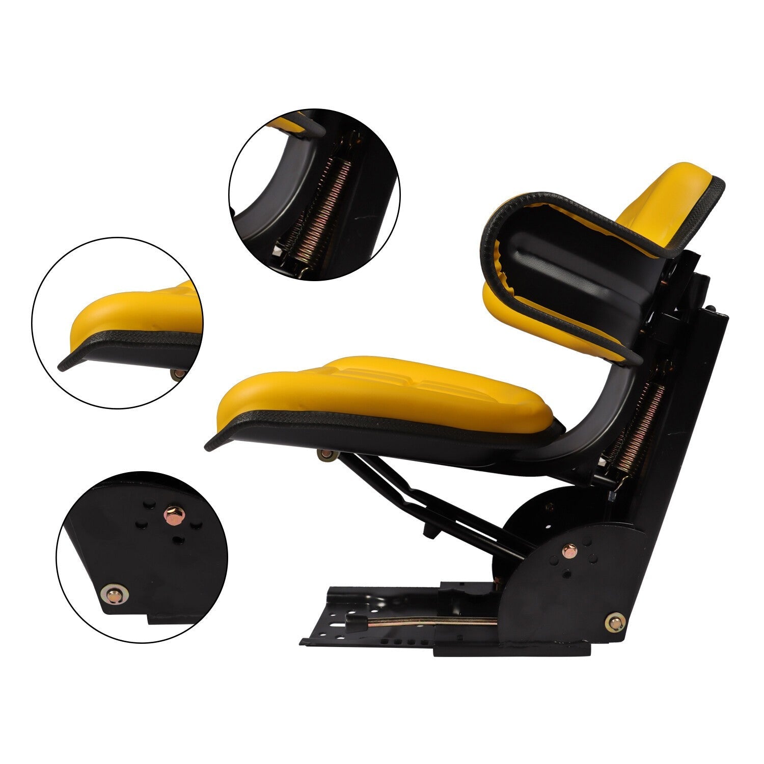 John Deere 5400 5410 6110 Yellow Tractor Suspension Seat Replacement