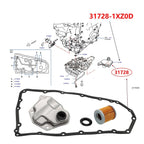 Transmission Filter & Gasket Oil Cooler Filter for 2008-2015 Mitsubishi Lancer