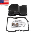 Transmission Oil Pan with Filter Gasket Kit for Golf Jetta Beetle Passat CC