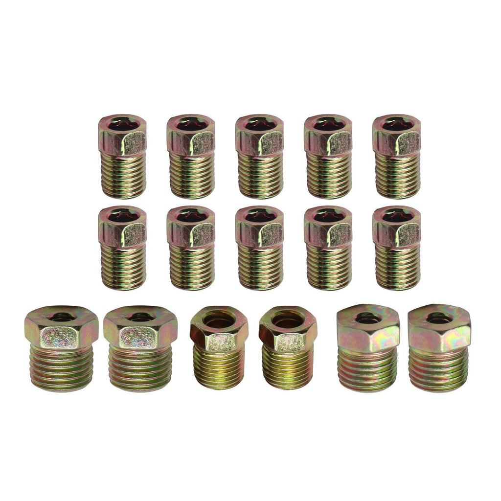 25 Ft 3/16 Copper Coated Flexible Brake Line Tubing Kit - Upgraded Quality