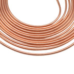 25 Ft 3/16 Copper Coated Flexible Brake Line Tubing Kit - Upgraded Quality