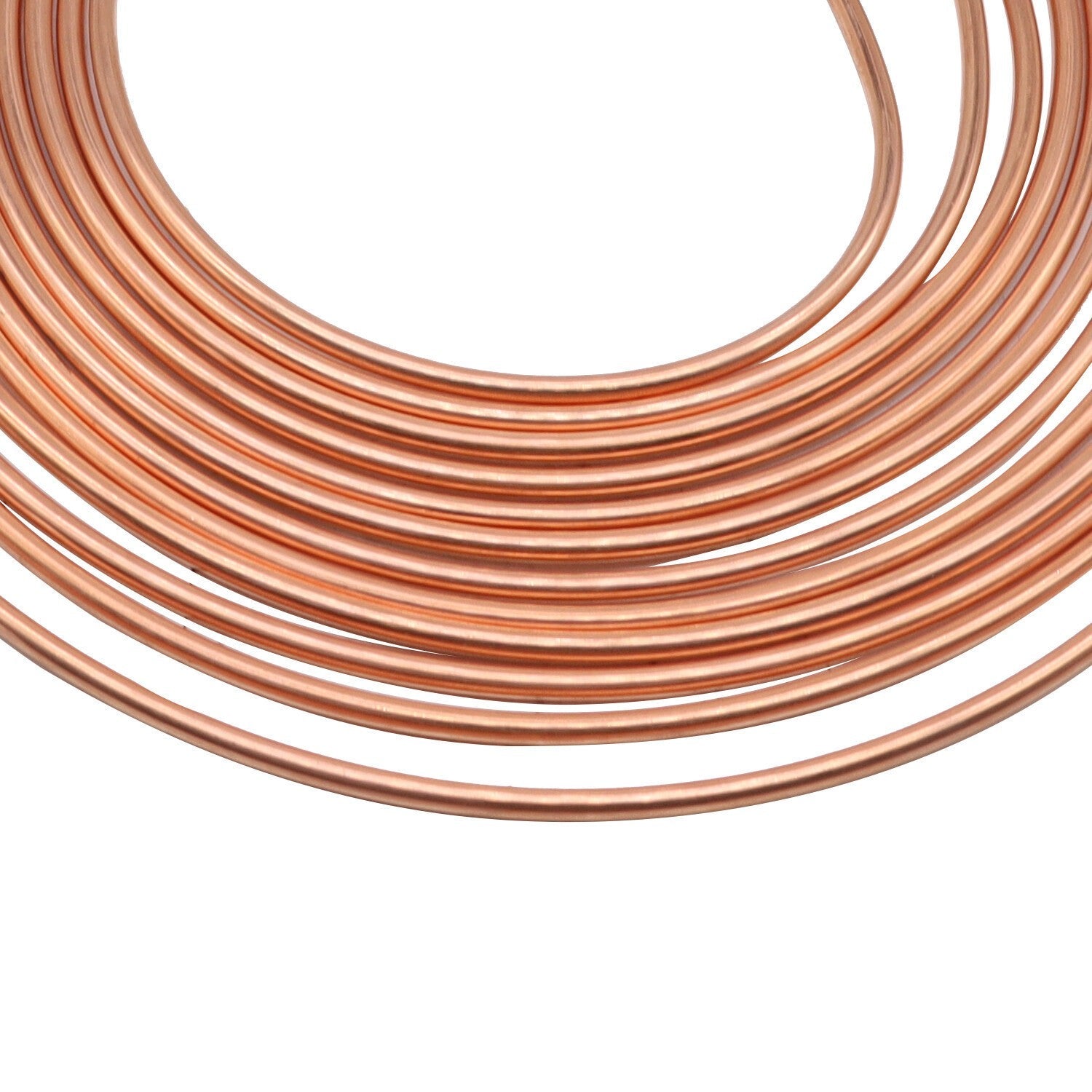 25 Ft 3/16 Copper Coated Flexible Brake Line Tubing Kit - Upgraded Quality