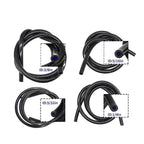 Vacuum Tubing Hose Kit 5/32-3/8" 5FT 130PSI Max Pressure Durable Lines