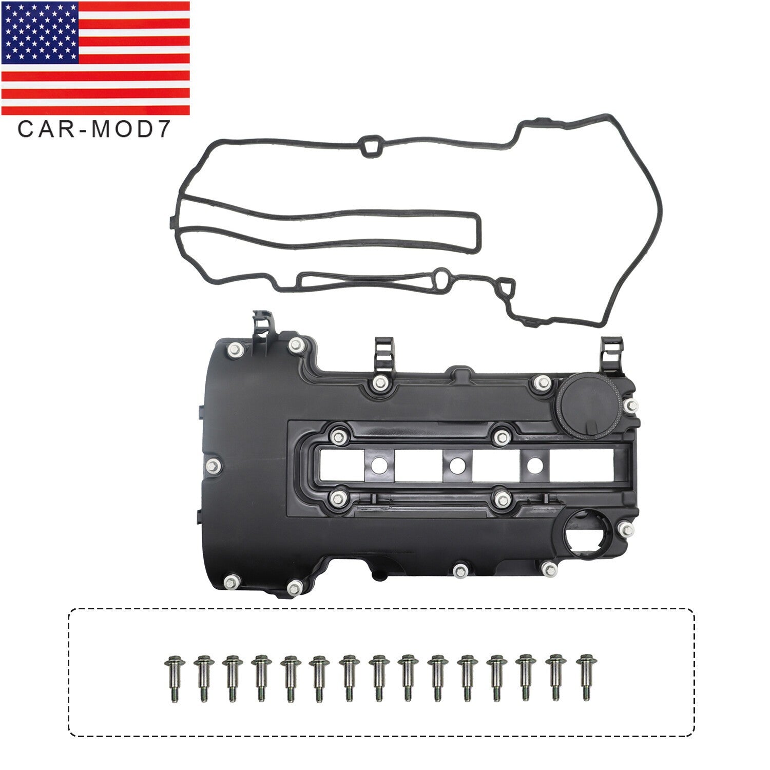 Valve Cover with Gasket & Bolts for Chevy Cruze Sonic Trax Encore ELR Buick