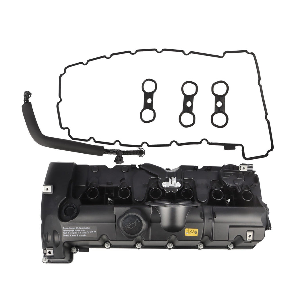 BMW Valve Cover with PCV Hose & Cap for E70 E82 E90 X3 X5 128i 328i 528i Z4