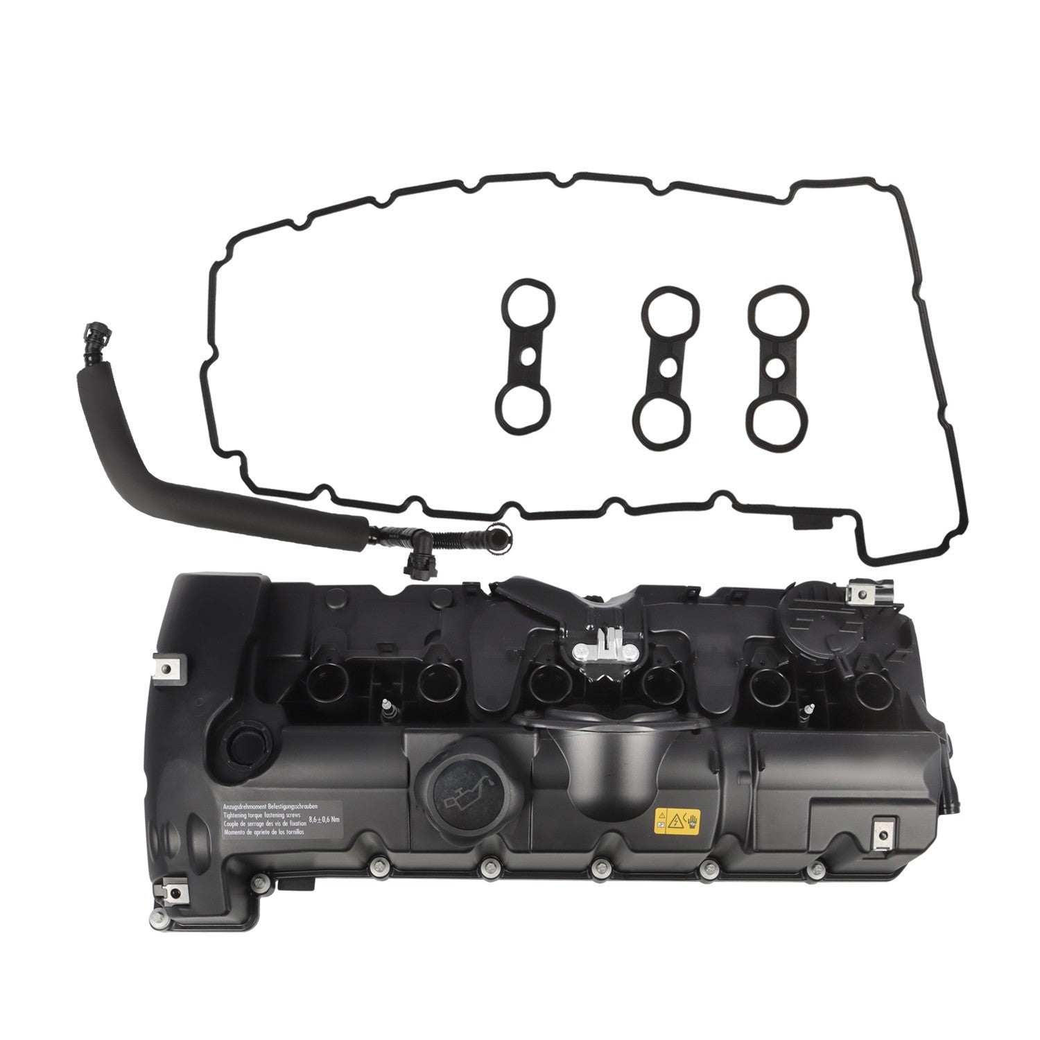 BMW Valve Cover with PCV Hose & Cap for E70 E82 E90 X3 X5 128i 328i 528i Z4