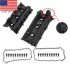 Nissan 350Z Infiniti FX35 G35 M35 VQ35DE Valve Covers with Gasket Bolt Cap
