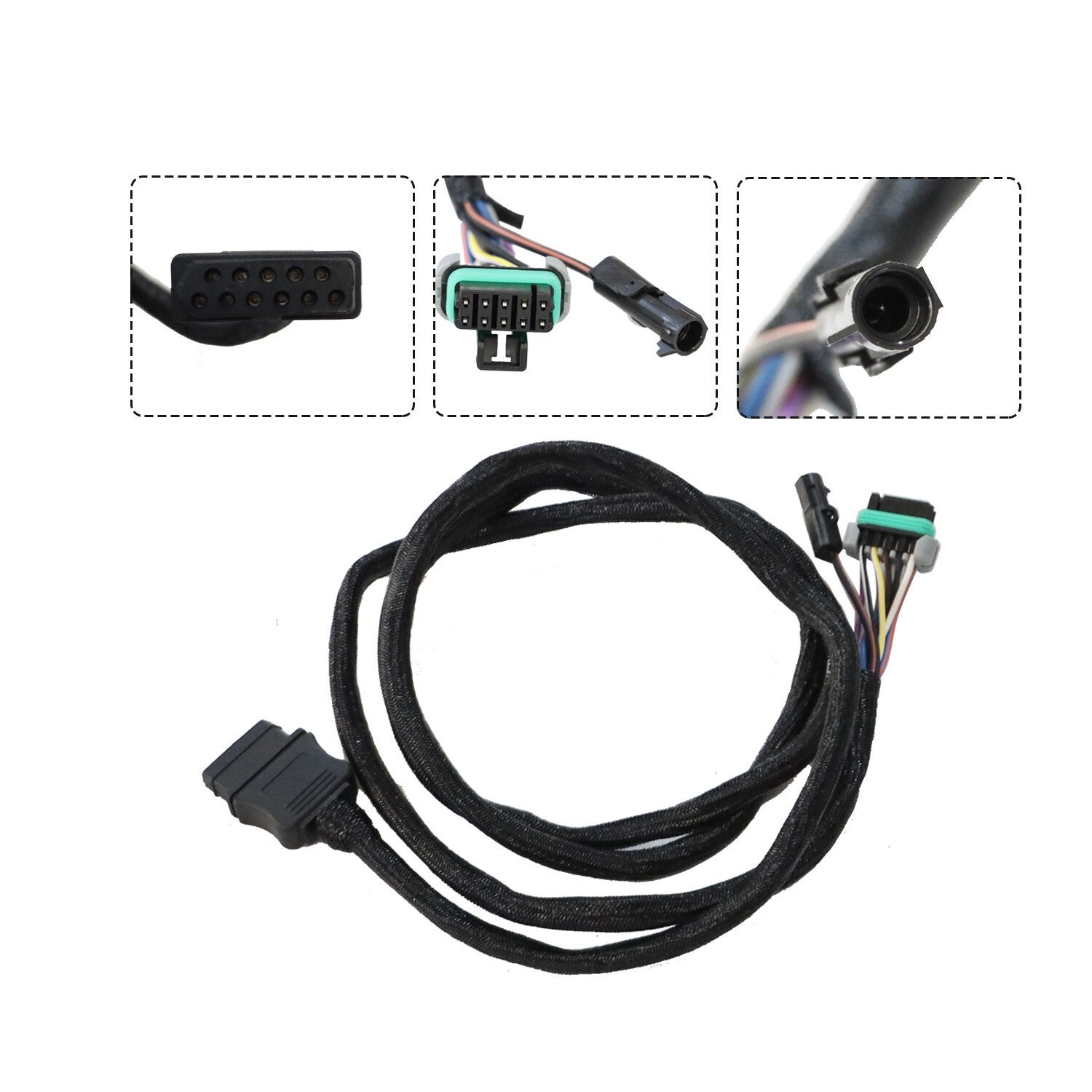 11 Pin Vehicle Side Light Harness for Western 26357 & Fisher 22413 Replacement