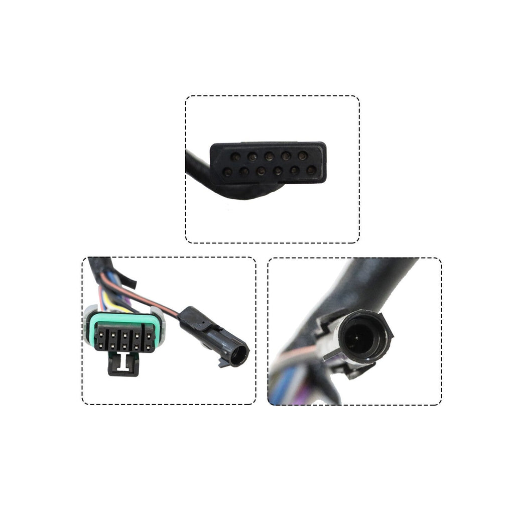 11 Pin Vehicle Side Light Harness for Western 26357 & Fisher 22413 Replacement