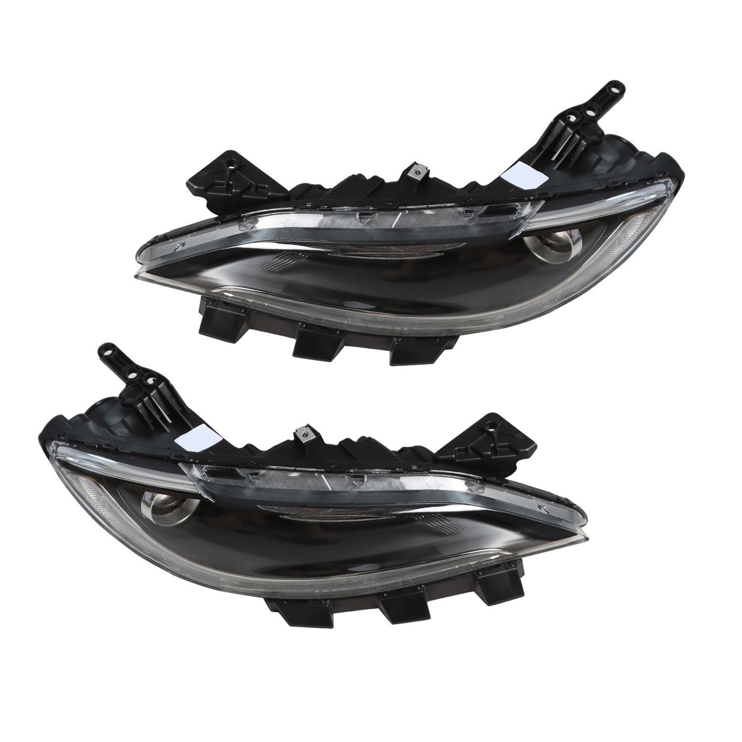 LED DRL Halogen Headlight Set Driver & Passenger Side for 2015-2017 Chrysler 200