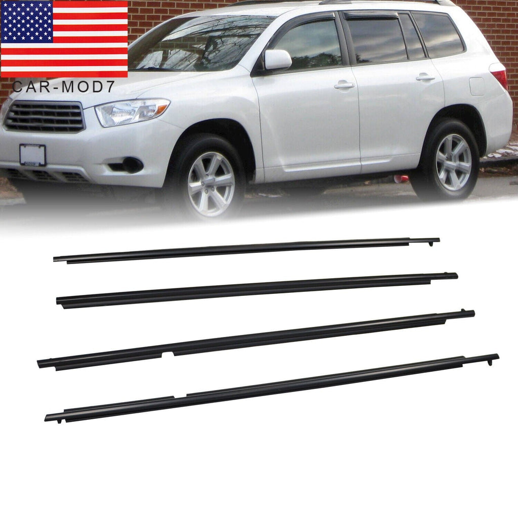 Toyota Highlander 2008-2010 Window Weatherstrip Seal Moulding Trim Car Parts