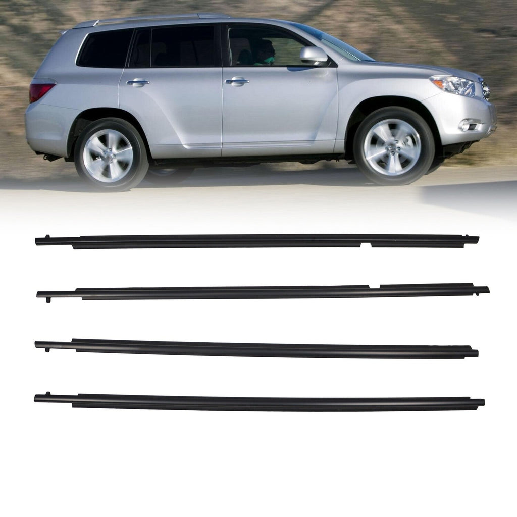 Toyota Highlander 2008-2010 Window Weatherstrip Seal Moulding Trim Car Parts