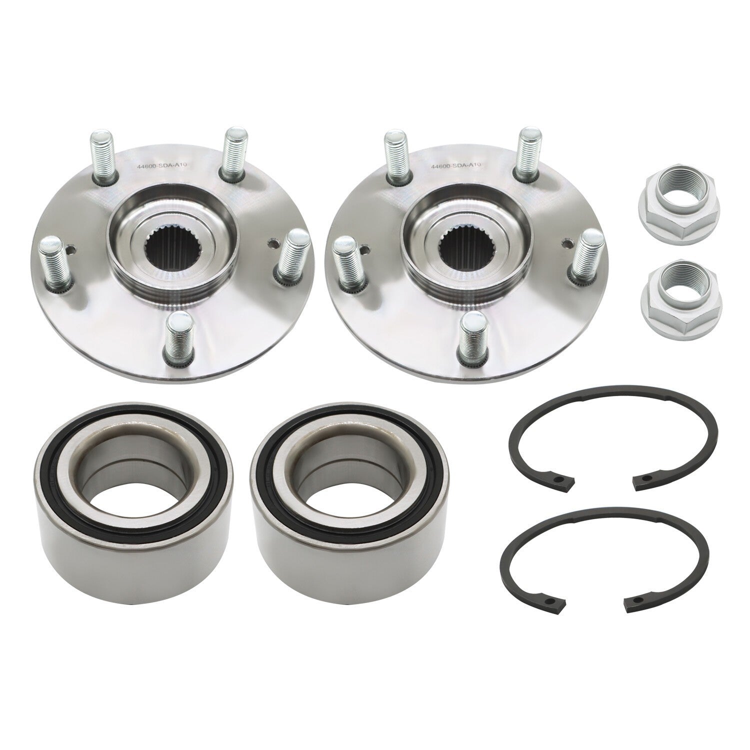 Front Left & Right Wheel Hub Bearing Assembly for 2005-2007 Honda Accord Acura