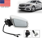 White Right Side Passenger Mirror for 2010-2016 Mercedes E350 E400 E550