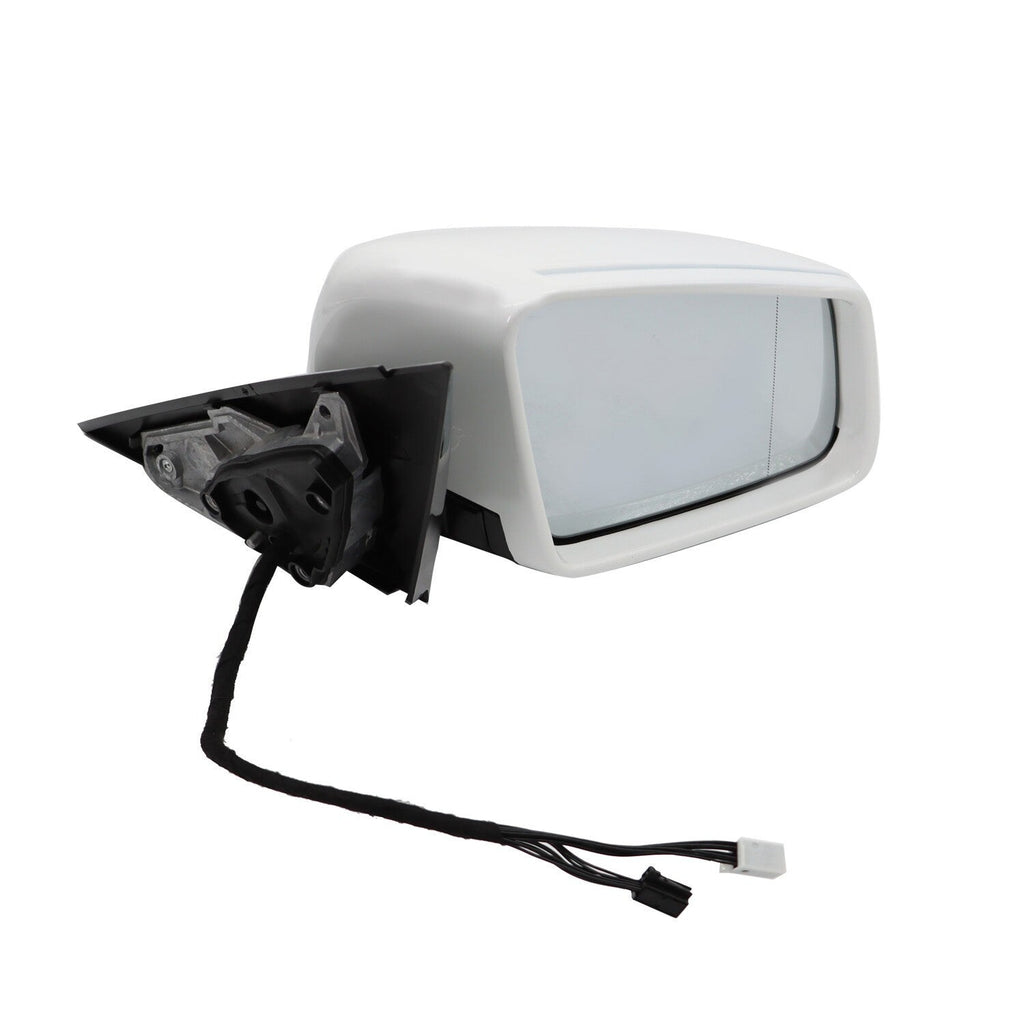 White Right Side Passenger Mirror for 2010-2016 Mercedes E350 E400 E550