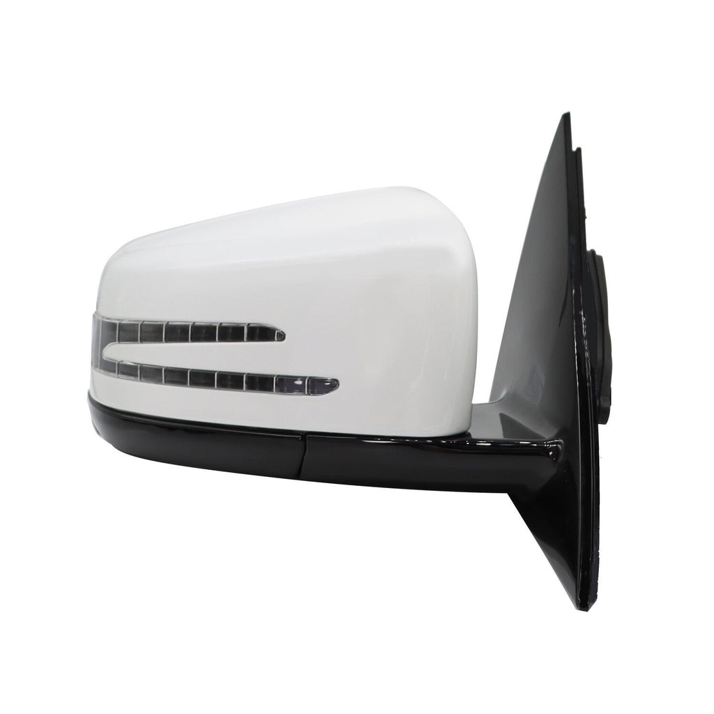 White Right Side Passenger Mirror for 2010-2016 Mercedes E350 E400 E550