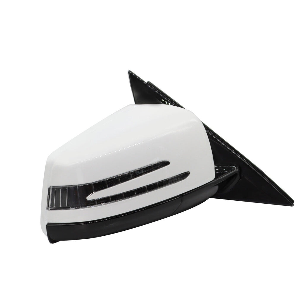 White Right Side Passenger Mirror for 2010-2016 Mercedes E350 E400 E550