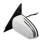 White Right Side Passenger Mirror for 2010-2016 Mercedes E350 E400 E550