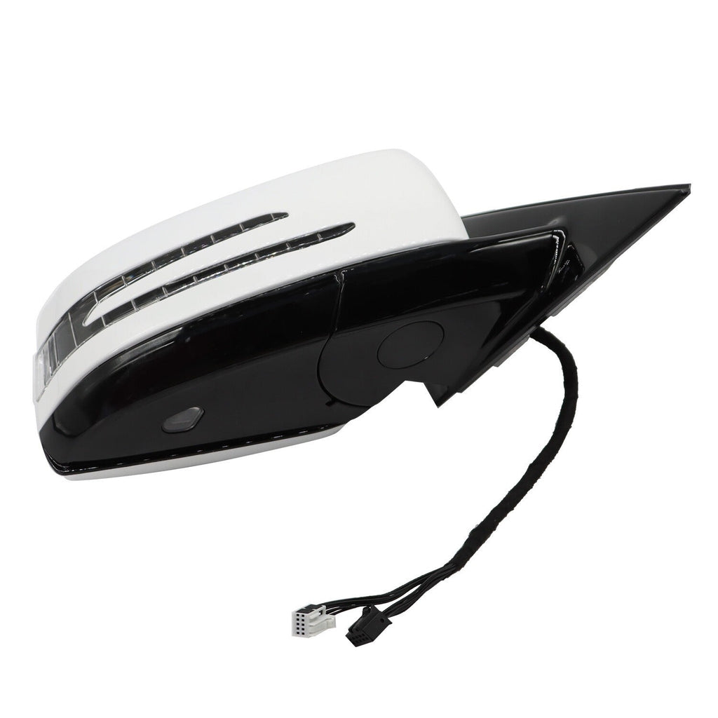 White Right Side Passenger Mirror for 2010-2016 Mercedes E350 E400 E550