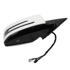 White Right Side Passenger Mirror for 2010-2016 Mercedes E350 E400 E550