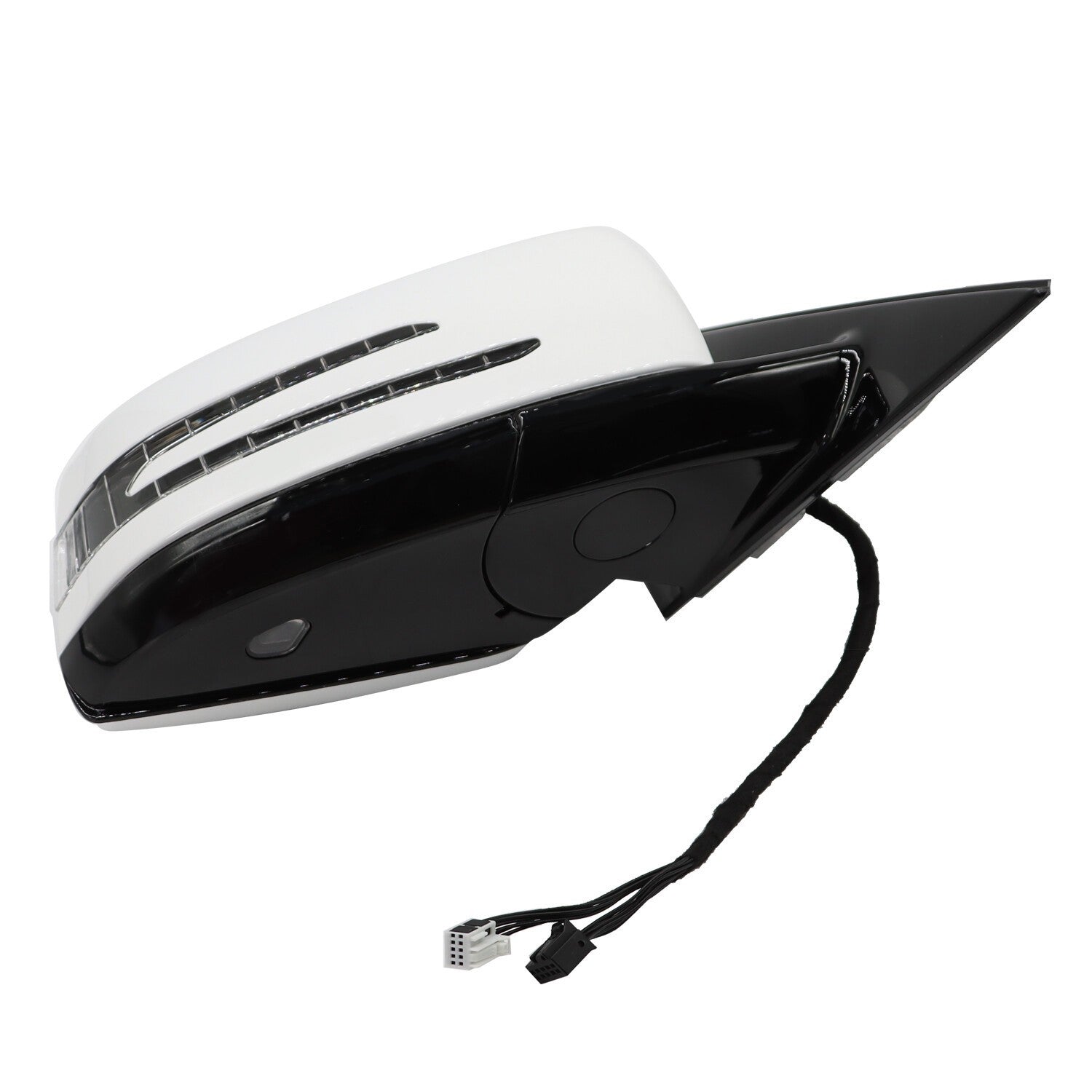 White Right Side Passenger Mirror for 2010-2016 Mercedes E350 E400 E550