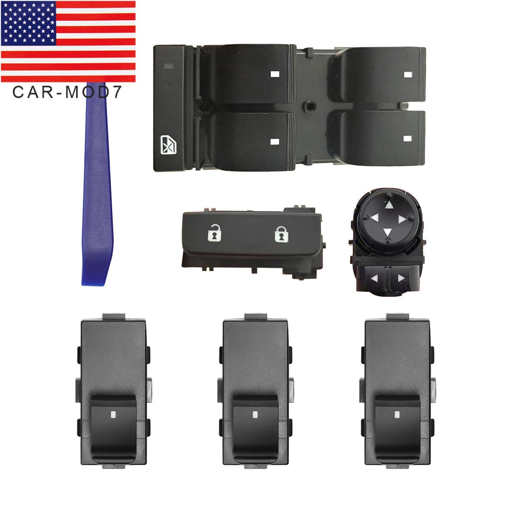Window Switch Door Lock Mirror Control 2007-2013 Chevy GMC Driver Passenger
