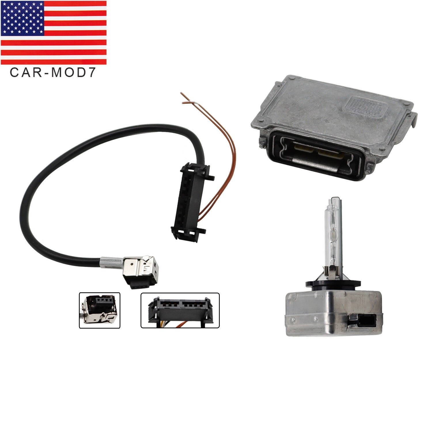 Xenon HID Headlight Ballast Control Unit 4L0907391 for Audi Q7 3.0L 3.6L