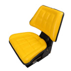 Yellow Tractor Suspension Seat for John Deere 1020 1530 2020 2030 5200
