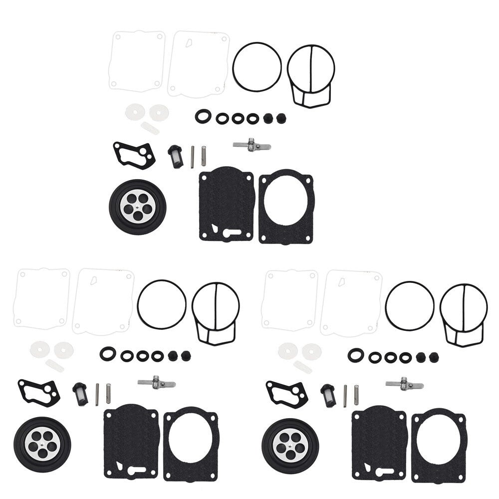 New Yamaha XLT1200 GP1200R Triple Carburetor Rebuild Kit Replacement