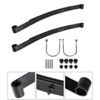 Heavy Duty Rear 2 Leaf Spring Kit w/ Bushings & Sleeves for EZGO RXV Golf Cart