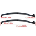 Heavy Duty Rear 2 Leaf Spring Kit w/ Bushings & Sleeves for EZGO RXV Golf Cart