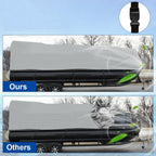 Waterproof Boat Cover Gray for 21-24FT Trailerable Pontoon Fabric