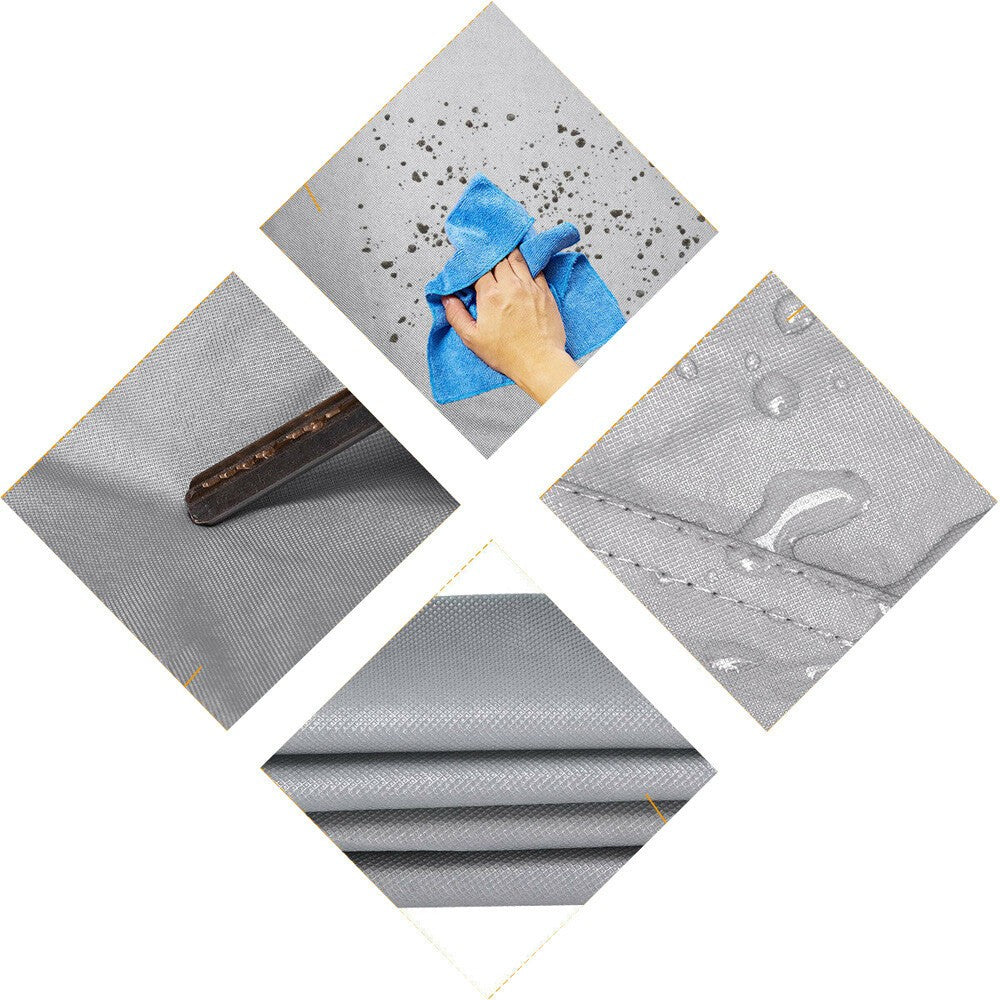 Waterproof Boat Cover Gray for 21-24FT Trailerable Pontoon Fabric