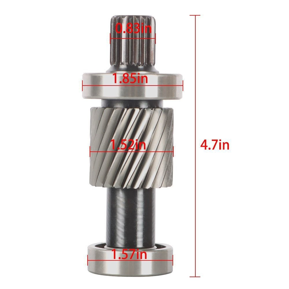 EZGO Electric Golf Cart Input Shaft Kit 21 Tooth 1.5" Gear 1988-1990+