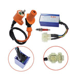 Racing Ignition Coil Spark Plug AC CDI Box for GY6 50cc 125cc 150cc