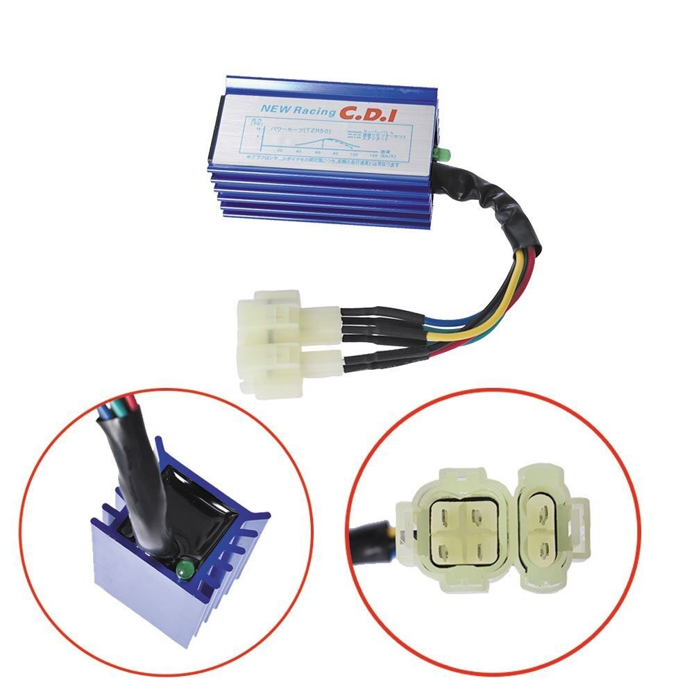 Racing Ignition Coil Spark Plug AC CDI Box for GY6 50cc 125cc 150cc