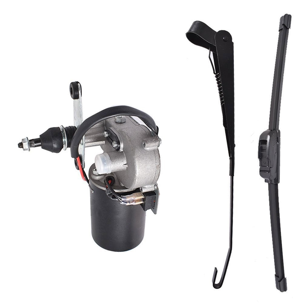 12V UTV Electric Windshield Wiper Motor Kit for Polaris RZR Kawasaki US Fit