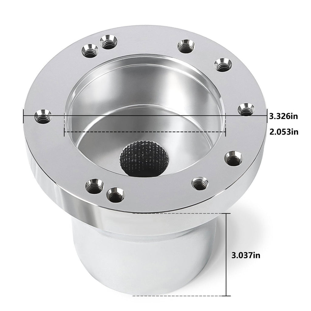 Chrome Golf Cart Steering Wheel Hub Adapter for EZGO RXV TXT Cart Parts