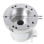 Chrome Golf Cart Steering Wheel Hub Adapter for EZGO RXV TXT Cart Parts