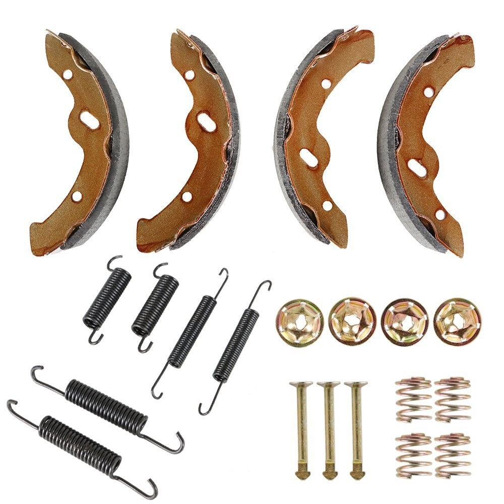 Golf Cart Brake Shoes & Spring Kit for E-Z-GO TXT Medalist 1997+ RXV 2008+