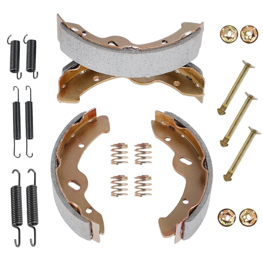 Golf Cart Brake Shoes & Spring Kit for E-Z-GO TXT Medalist 1997+ RXV 2008+