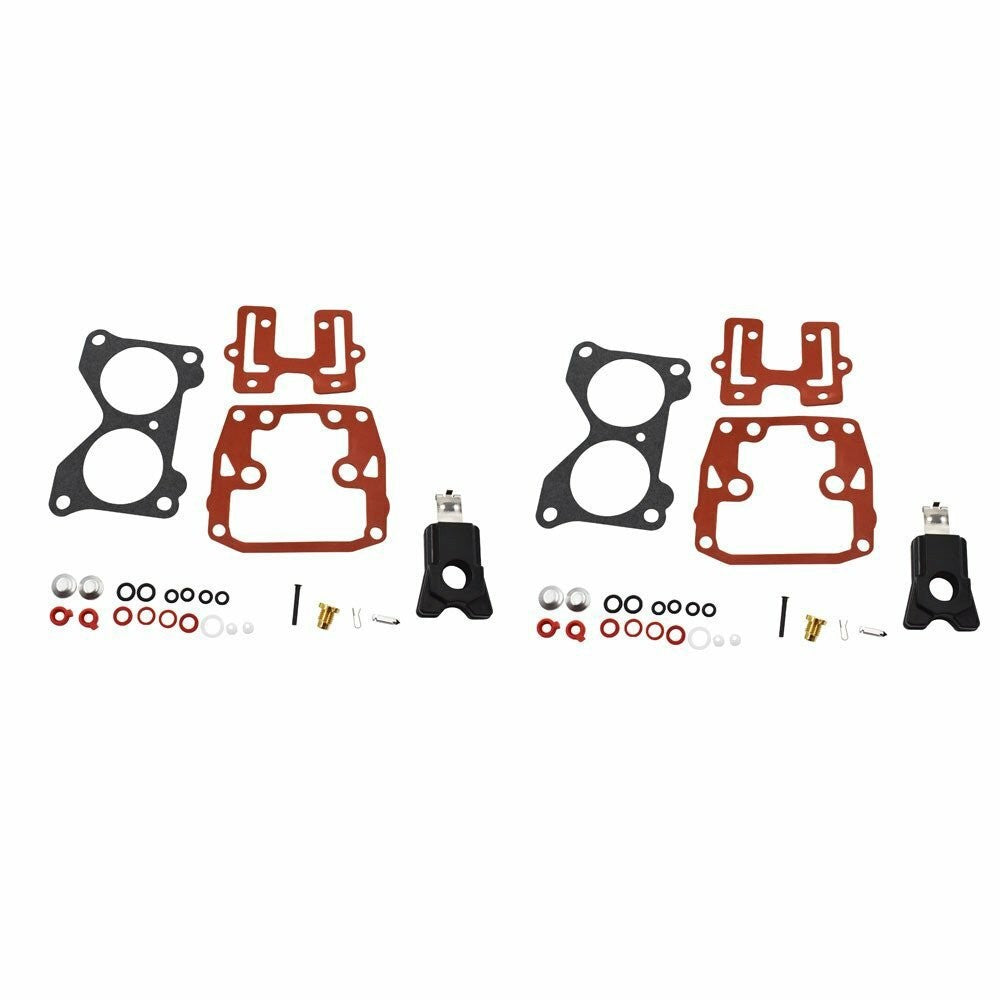 Johnson Evinrude V4 85-140 HP 2X Carburetor Rebuild Kit Replacement Parts