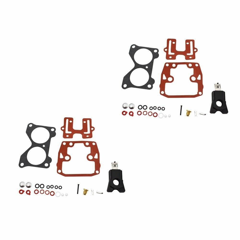 Johnson Evinrude V4 85-140 HP 2X Carburetor Rebuild Kit Replacement Parts
