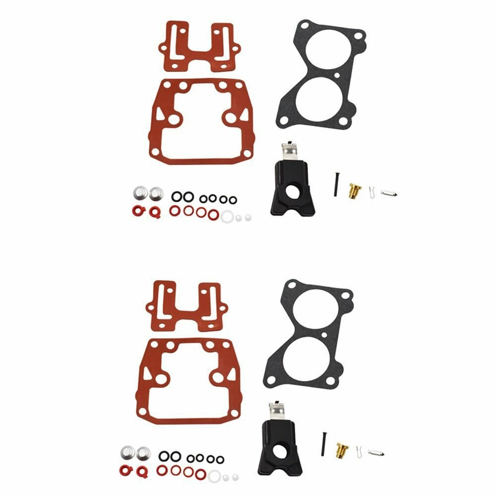 Johnson Evinrude V4 85-140 HP 2X Carburetor Rebuild Kit Replacement Parts