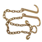 15" G70 V-Chain J Hooks 2" Flatbed Tow Truck Rollback Wrecker Carrier