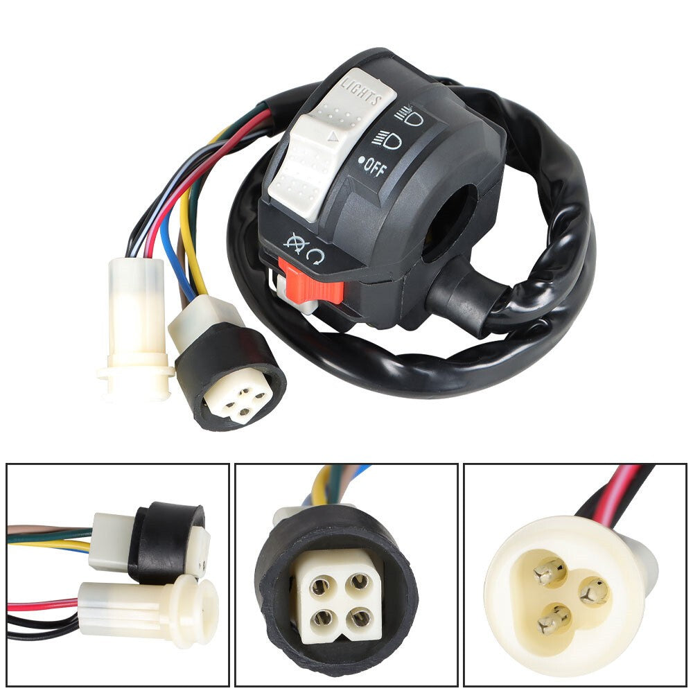 YAMAHA Moto 4 Warrior 350 Left Handlebar Kill Light Switch US Fit